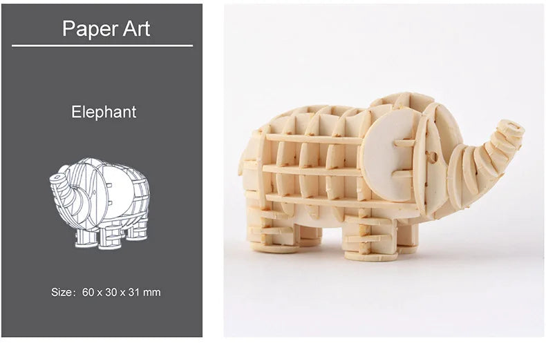 DIY Wooden Puzzle Model Animal Montessori Toys for Children Crafts Dachshund Skeleton Assembly Gifts Set for Kids Adults Teens