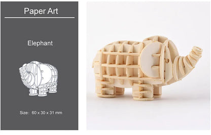 DIY Wooden Puzzle Model Animal Montessori Toys for Children Crafts Dachshund Skeleton Assembly Gifts Set for Kids Adults Teens