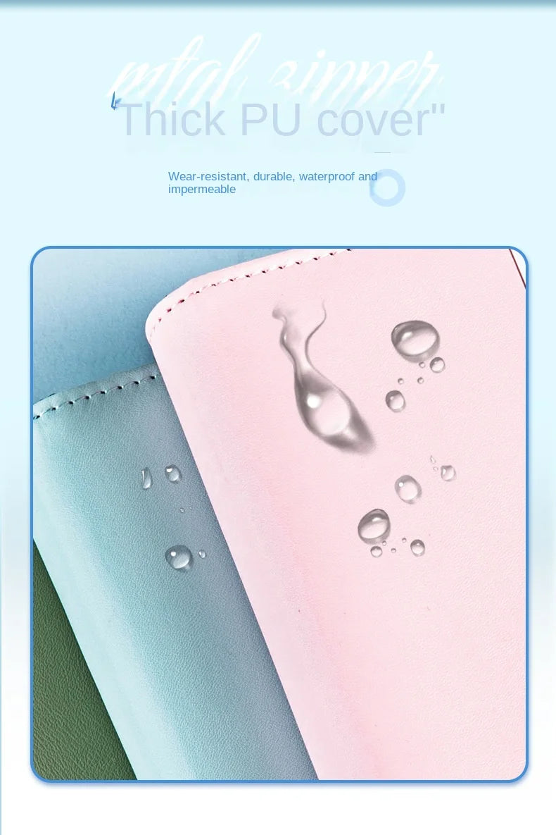 A5 100 Envelope Savings Challenge Zip Bag Loose-Leaf Binder Budget Binder With Cash Envelopes Money Organizer System