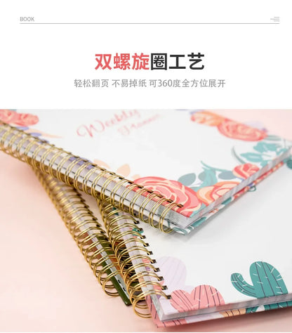 Daily Planner Notebook - Undated To Do List Task with Priorities,Mood Tracker,Notes,Suitable for Office, Home and School